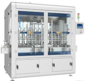 Wholesale 6000 BPH 100ml Bottle 16 Filling Heads Pesticide Piston Chemical Liquid Filling Machine Lubricating Oil Filling Machine from china suppliers