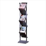 OEM 240X305mm Floor Standing Display Rack Double Sided Display Stand