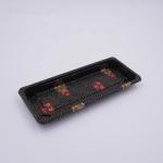 Printed PS Plastic Sushi Tray Recyclable Dustproof