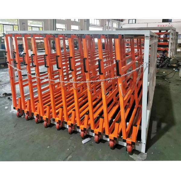 B53: Vertical Roll out Sheets Rack for Heavy Duty Metal Sheets Leftover Storage Vertical Sheet Racks Sheet Materials Easy Roll Out