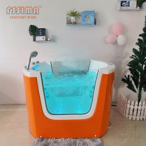 Wholesale White Freestanding Massage Bathtub Hydromassage Baby Whirlpool Spa Bathtub from china suppliers