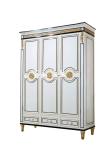 Luxury Spanish Design Antique 3 Door Wooden Wardrobe