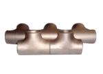 UNS C71500 Copper Nickel Steel Pipe Tee Sch 40 Butt Weld ASME B16.9