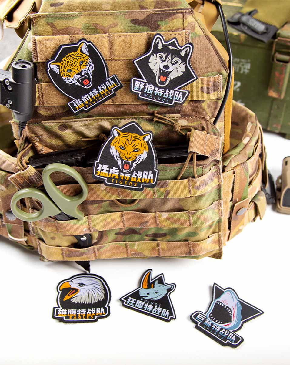 Iron On Sew On Custom Logo Embroidery Patches Chenille Patches For Clothing Jeans Bags