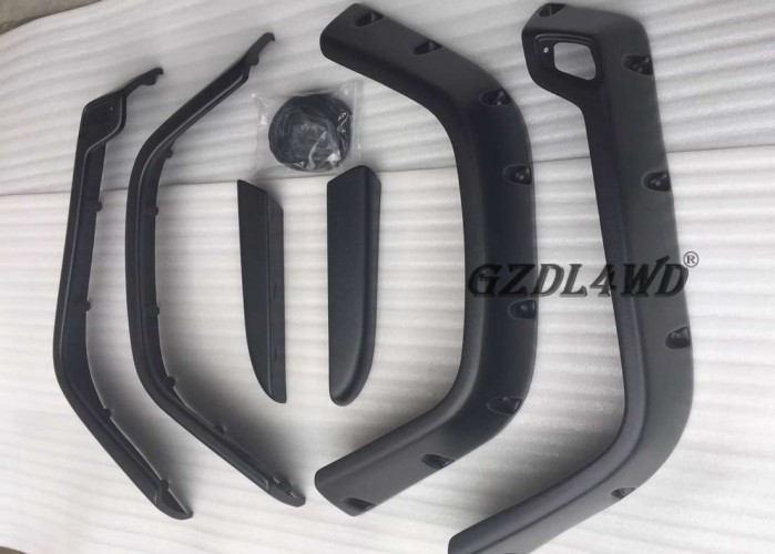 Pocket Style Pickup Fender Flares Jeep Wrangler ABS Plastic 1997 - 2006 TJ Model