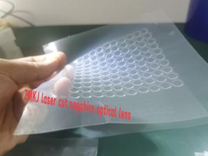 Wholesale 0.16mm Thickness Al2O3 Aluminum Oxide Synthetic Sapphire Glass Window from china suppliers