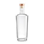 Hot Stamping Square Glass Bottle for Whiskey Affordable and Durable