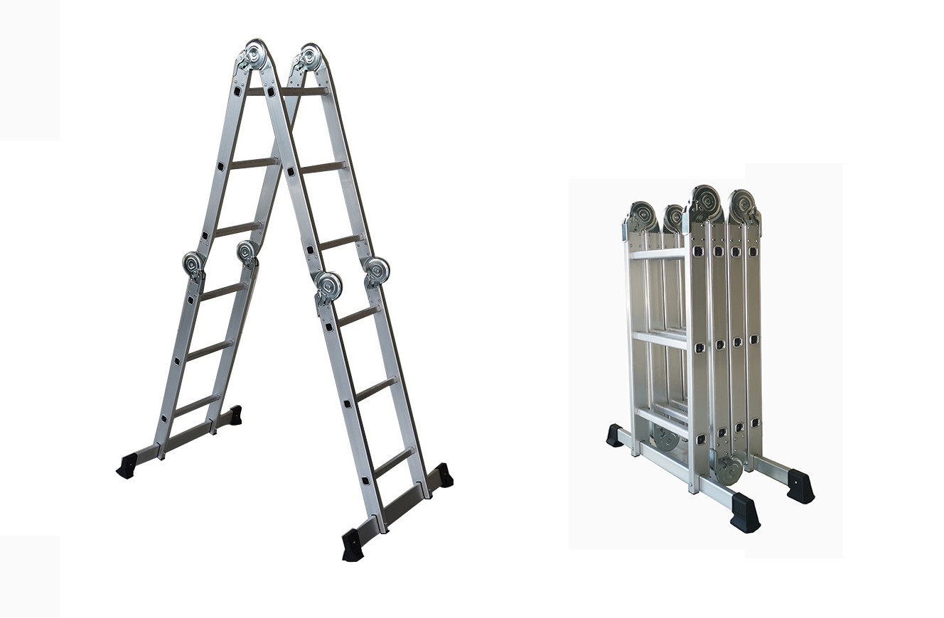 Outdoor Aluminum Multi Purpose Ladder Safety Aluminium Telescopic Ladder