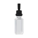 5ml Clear Aluminum Dropper Bottle Round Shaped