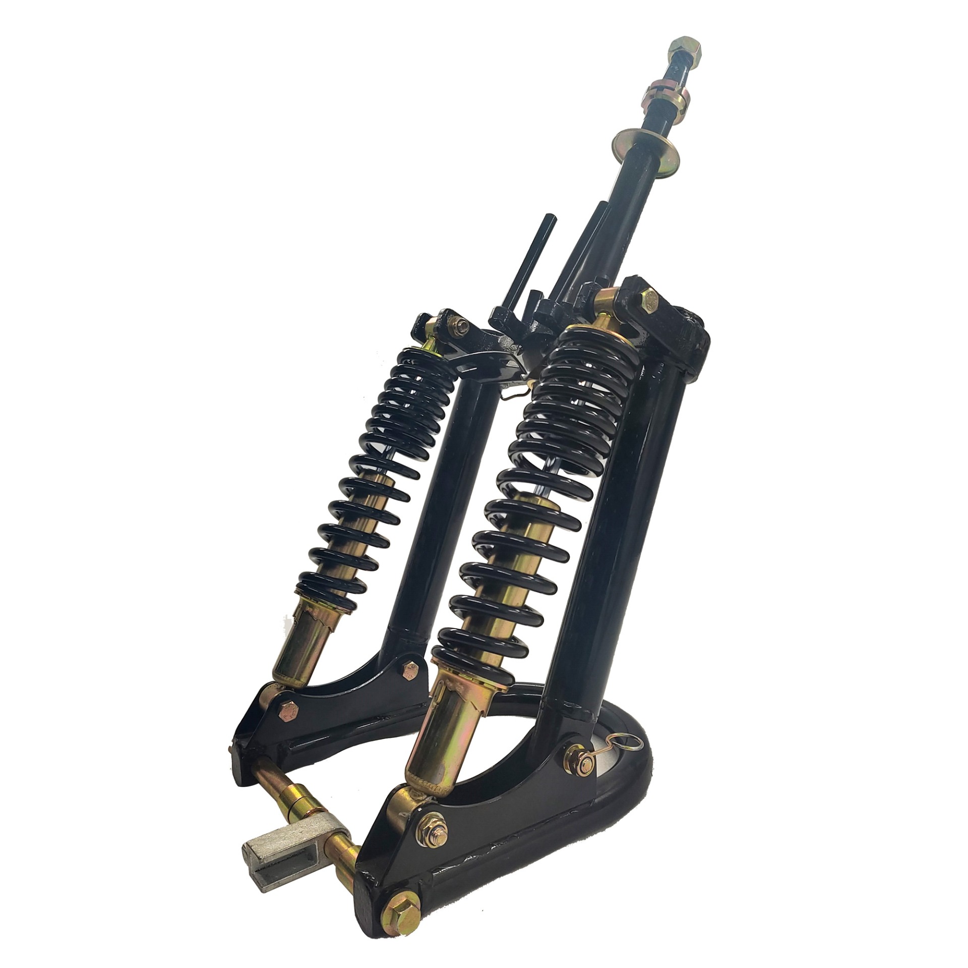 Black Hydraulic Shock Absorber for Smooth Transmission in Tricycle Motorcycle Height 520mm