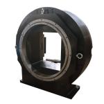 Large Size Square Hollow 230 520 Mm Laser Pneumatic Rotary Chuck For Laser Tube