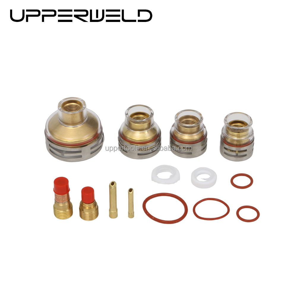 OEM Customized TIG Accessories Gas Lens Wedge Collect and Ceramic Tig Welding Cup Set