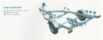 TR0241 Galvanized Boat Trailer Heavy Duty Boat Trailer RIB580