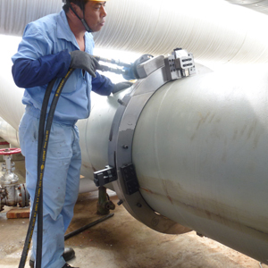 Muti Function Pipe Cold Cutting And Facing Machine Automatic Beveler for heavy wall pipes