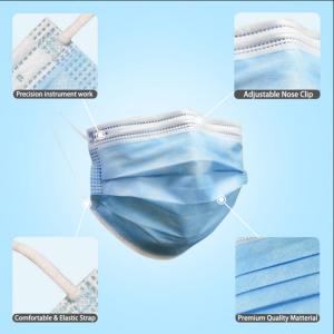 Wholesale Multiple Color Disposable Surgical Face Mask Skin Friendly Material 17*9.7CM from china suppliers