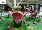 Outdoor butterfly Animatronic Animals Realistic Custom Insects Flower Decoration
