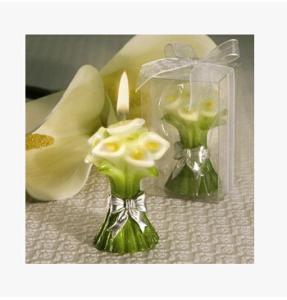 Wholesale New creative promotion gift product wedding gift party festival lily candle from china suppliers