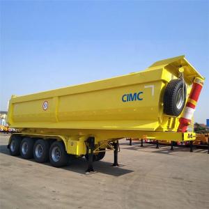 Wholesale Mechanical Suspension 40T 12R22.5 Tire Tipper Semi Trailer from china suppliers