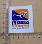 customized glasses wet wipes tissue paper