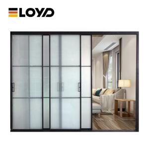 Wholesale Hurricane Resistant Aluminum External Sliding Patio Doors 48&quot; Glazed glass from china suppliers