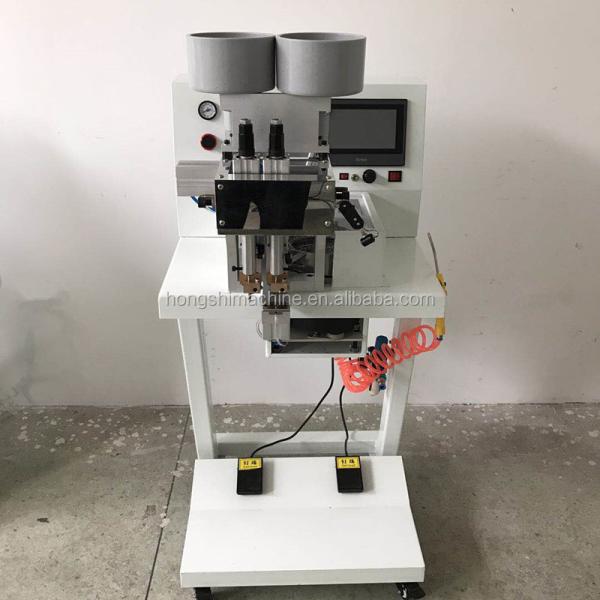 Rivet Nail Pearl Attaching Punching Machine , Automatic Beads Fixing Machine For Clothes