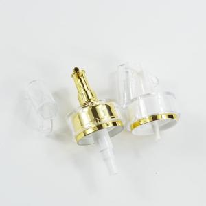 Wholesale Plastic Cap Luxury 24mm UV Plating Gold Color Lotion Dispenser Pump for Acrylic Bottle from china suppliers