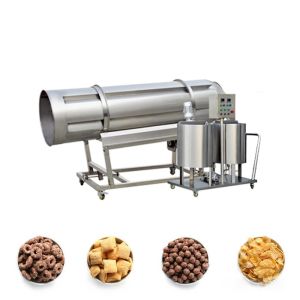 Automatic Kellog Corn Flakes Processing Line Turnkey Breakfast Cereal Extruder