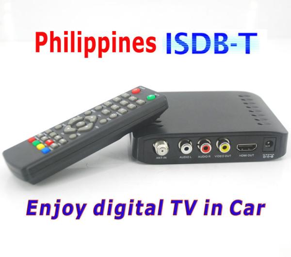 Philippines Car ISDB-T Philippines Digital TV Receiver black box MPEG4 HDMI USB