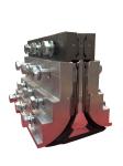 Steel Cord Bucket Elevator Conveyor Belt Aluminum Alloy Clamp B850mm Multiple