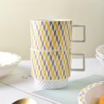 Under Glazed Ceramic Dinnerware Sets European Porcelain Dinner Set For 12 Person