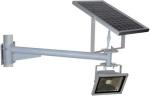 Outside Solar Powered Street Lamp , Solar Parking Lot Lights ABS Lamp Body