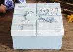 Durable DIY Custom Printed Gift Boxes Recycled Coated Paper Materials