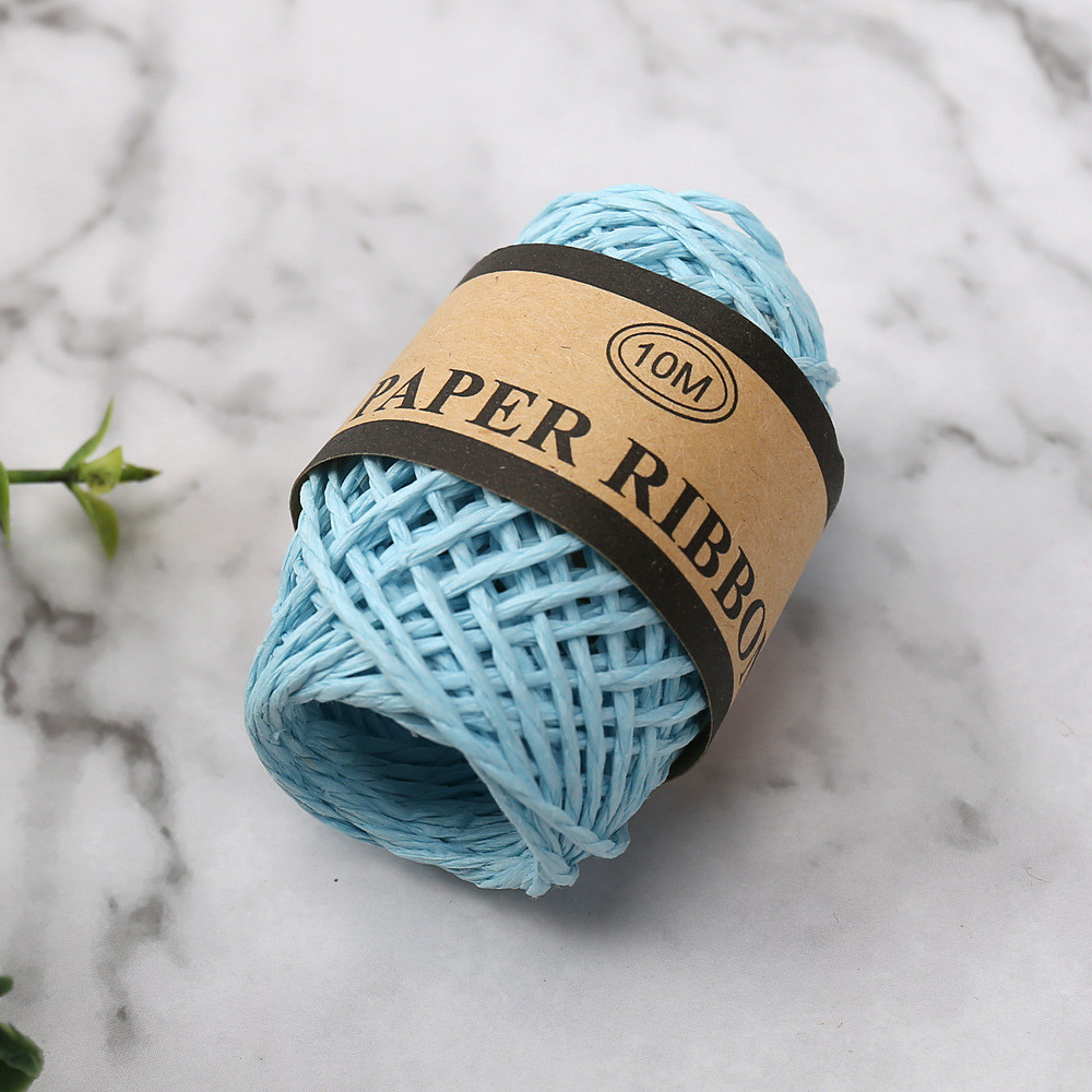 Colored 2mm Paper Rope 10m Eco Friendly DIY Craft Paper Rope
