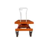 Mobile 300kg Double Scissor Lift Tables 39.76inx20.47in Max Height 62.40in