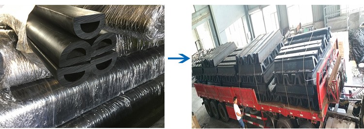 Marine Dock Protection Customized P Type Dock Bumpers with Protectors and Rubrails