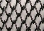 Alu Alloy Metal Black Mesh Curtain Fireplace Screen 1.5mm Dia