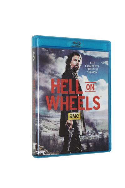 Free DHL Shipping@New Release Hot Classic Blu Ray DVD Movie Hell On Wheels