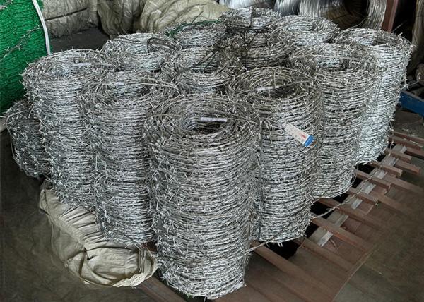 Zinc Coated Steel Fence Iron Wire Security Barbed Wire farm fence