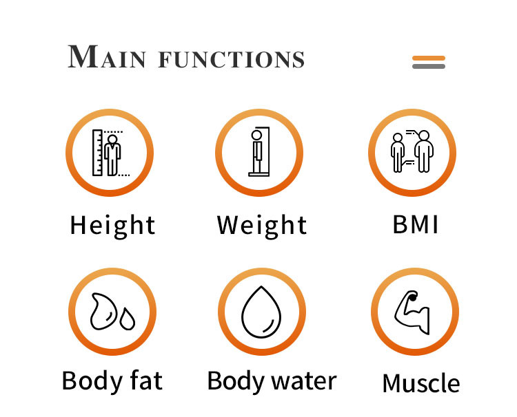 RS232 Coin Body Weight And Height Scale Bmi For Gym Intelligent Ultrasonic