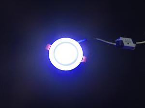 Wholesale Recessed 3+3W 2 In 1 Color 265V SMD2835 LED Panel Light from china suppliers