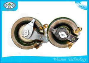 Wholesale Round Dish Adjustable Power Resistor 25W - 500W , BC1 Tape Wire Wound Ceramic Resistor from china suppliers
