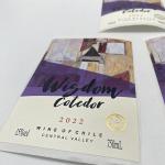 Customized Logo Printing Self Adhesive Wine Sticker Labels Luxury Waterproof