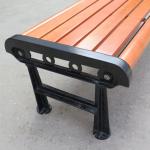 SGS Certificate Modern 1400mm Cast Iron And Wood Garden Bench