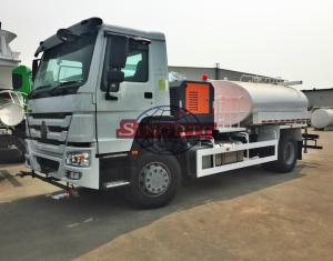 Wholesale 4x2 Right Hand Driving Water Spray Truck , 10 - 12 Cubic Meter Commercial Water Truck from china suppliers