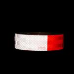 OEM DOT-C2 Reflective Conspicuity Tape 6" Red / White Reflective Sticker 2" X