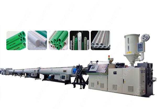 PPR Plastic Pipe Extrusion Line , Automatic Cold / Hot Water Pipes Production