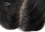 Silk Top Base Lace Front Topper Human Hair Piece , Lace Front Closure Weave