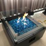 Outdoor Rectangular Wood Burning Fire Pit 400mm