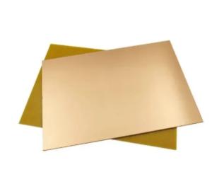 Wholesale Cathode Pure Copper Sheet Plate C26800 C27200 99.999% 0.3mm - 5Mm Customized from china suppliers