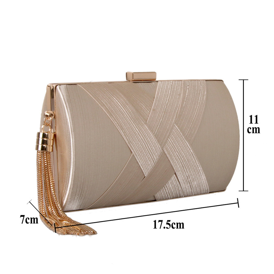 Customize Bridal Dress Luxury Clutch Evening Party Bags Women Handbag of and Closure
